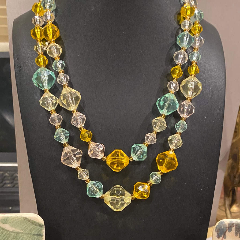 Western Germany Multicolor Beaded Necklace 50$